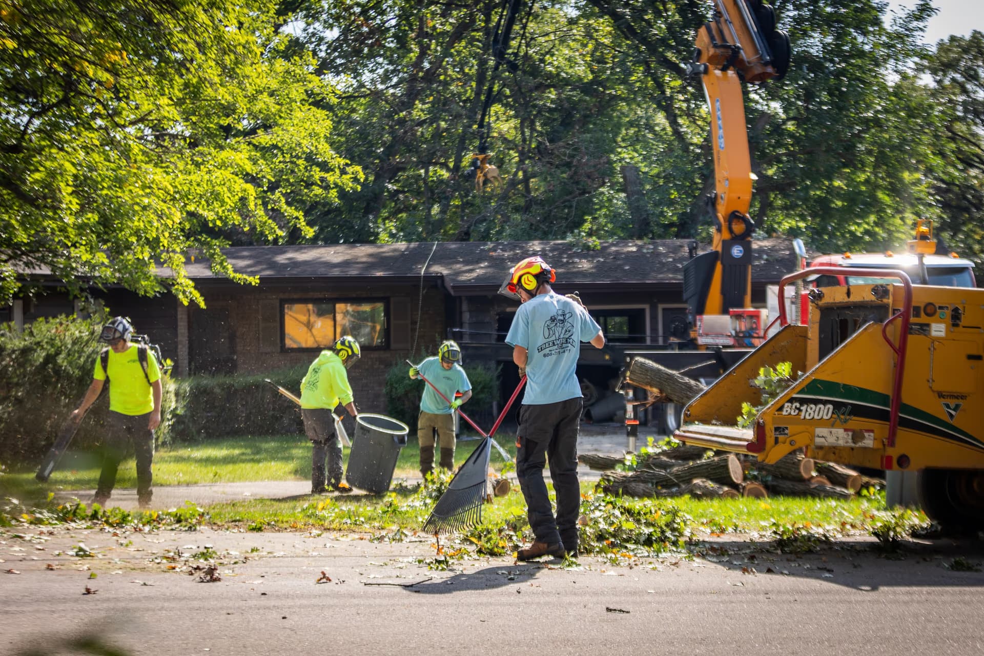 Crew Cleanup After a Removal